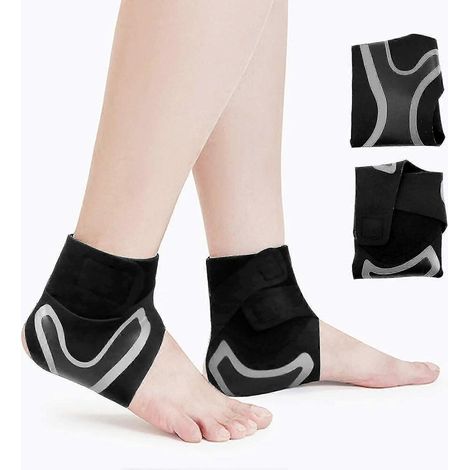 Support de cheville, Support de cheville ajustable, Attelle de cheville fine, Support de cheville pour le sport, Support de pied (1/4)