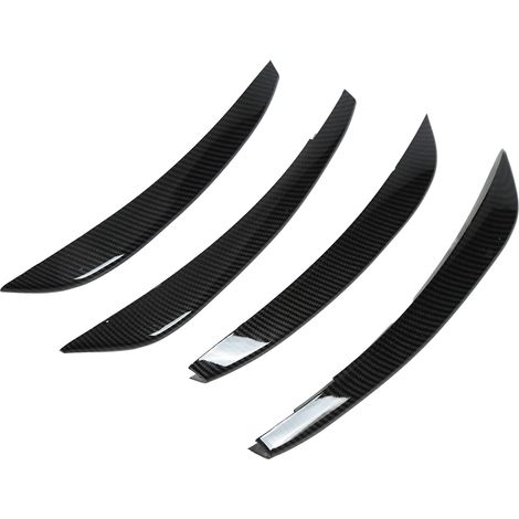 Calandre avant ABS texture carbone 4 pièces remplacement Mercedes CLA 2020+ garniture pare-chocs (1/5)