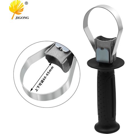 Poignée auxiliaire renforcée et robuste pour poignée avant de perceuse à percussion de 26 mm, accessoire pour perceuse électrique, perceuse électrique et perceuse à percussion. (1/5)