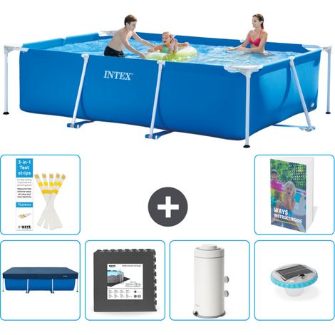 Rechteckiger Frame Pool - 300x200x75 cm - 7-teilig S138