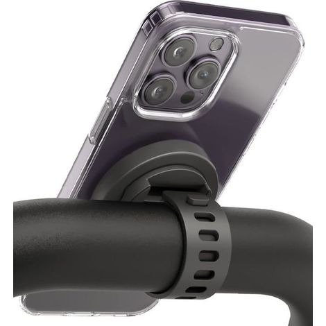 Grip-X – Support de téléphone magnétique pour Barre/poignée, Compatible MagSafe pour iPhone – Salle de Sport, vélo d’Appartement (1/5)