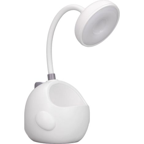 Mini lampe de bureau dinosaure avec protection oculaire, idéale pour les étudiants, les dortoirs, l'écriture, les lampes de chevet, rechargeable par USB, lampe porte-stylo mignonne, coffret cadeau, 2 (1/5)