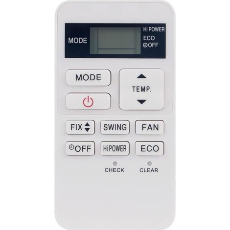 Ersatzfernbedienung für Toshiba Klimaanlagen (AC A/C Rbc-Asx11E-C Ras-24Bkvg-Tr Ras-07Bav-E Ras-10Bav-E Ras-07Bavg-E Ras-05Bavg-E Ras-18Bavg-Tr Ras-B10Pkvsg-E) (1/5)