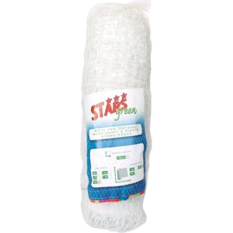 Rete Sostegno Ortaggi Ortoplus Stars Pp - Cm 17X15  - Mt 100 - H.Cm 150 - 1 Pz