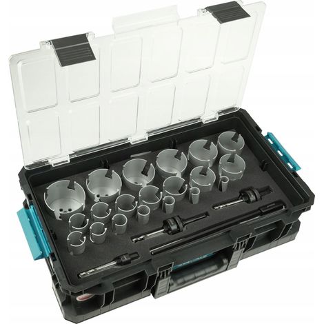 Set di utensili per foratura dedra trasparente acciaio (1/3)
