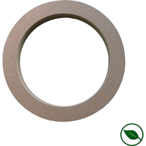 Hublot sans verre en MDF brut 325 x 325 x 45 mm (1/5)