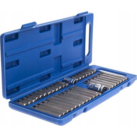 Chiavi esagonali Torx Spline, 40 pezzi, in acciaio CrV, alta qualità + custodia