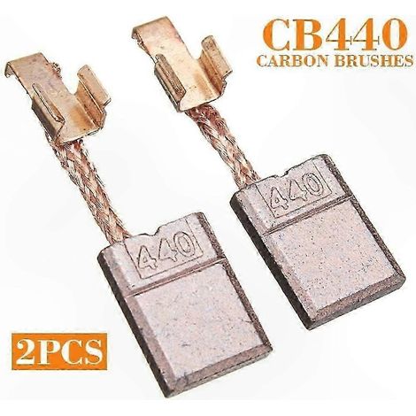 2 kompatible Kohlebürsten für MAKITA CB440/DTD140/DTD146/DHP456/DHP458/482, Ersatzteile, Zubehör für Elektrowerkzeuge, 2er-Pack, hohe Haltbarkeit (1/5)