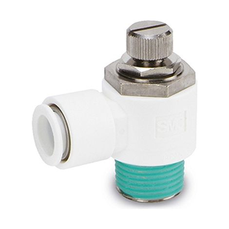 Raccord silencieux et réducteur d'échappement SMC AS2, R 1/8, 8mm ( Prix pour 1 )