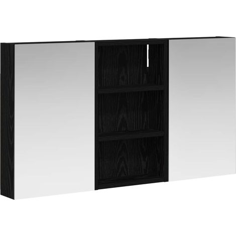 Maison Exclusive - Badezimmerschrank-Set 3 pcs 90 x 10,5 x 50 cm