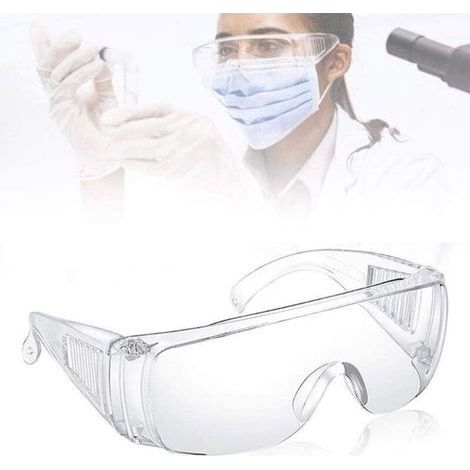 Schutzbrille, medizinische Überbrille mit UV-Schutz und Antibeschlagbeschichtung für Landwirtschaft, Industrie und Labor, Weiß – Fei Yu (1/5)
