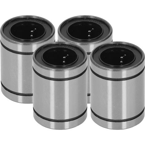 4Pcs Linear Motion Bearing Steel 20mm ID 32mm OD 48mm Width LM20UU for Machine Equipment