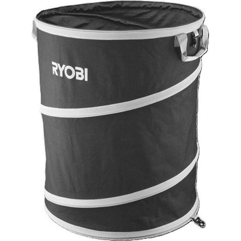 Bolsa de residuos pop-up plegable RYOBI RAC368 150 L negro/gris, auto desplegable