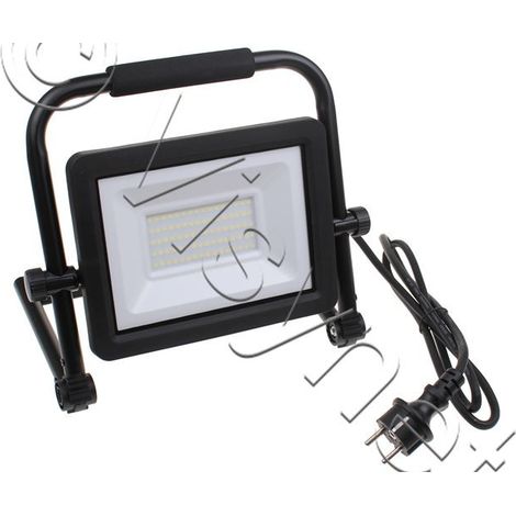 Universeel - werflamp met smd led 50w op voet 6500k 4700lm - (1/3)
