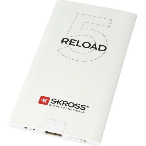 Batterie de voyage 5000 mAh USB Blanc RELOAD 5 (1/5)
