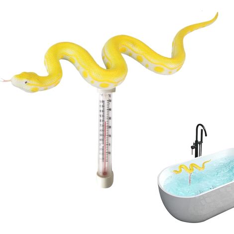 Thermomètre d'eau - Thermomètre de piscine flottante Thermomètre de bain de glace Thermomètre de piscine Reader de température Mètre de bain à remous pour animaux en carton (1/5)