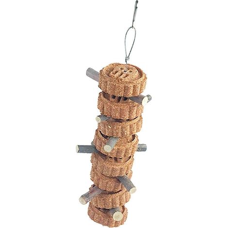 Jouets à mâcher pour lapins, bâtonnets en bois naturel, jouets pour cochons d'Inde et hamsters, accessoires de cage pour petits animaux à mâcher et à jouer.-branches (1/5)