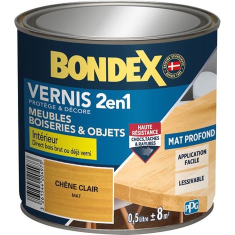 BONDEX - Vernis chêne clair mat 500 ml