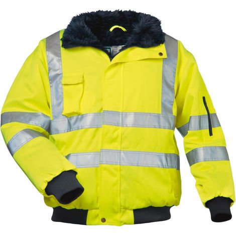 Gr .L (54/56) FRIEDRICH WS - PILOTJACKE GELB gelb FRIEDRICH Warning protecti (1/2)
