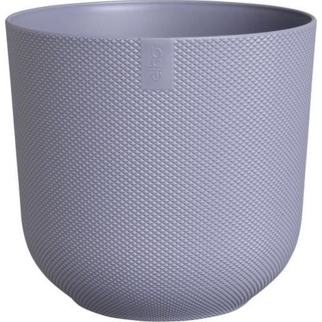 ELHO Pot de fleurs Jazz Rond - Violet - Ø 29.5 x H 27 cm - Intérieur - 100% recyclé (1/5)