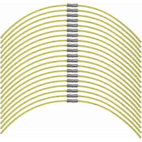 Lot de 20 fils de nylon F016800174, compatibles avec les coupe-bordures Bosch ART 30 Combitrim / ART 30-36 LI, avec boucle. (1/5)