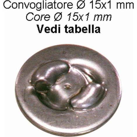 Convogliatore acciaio ø15x1 cieco (1/2)