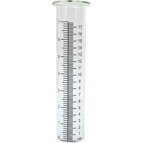 Il pluviometro di plastica a freddo-resistente – Misura accurata fino a 17 cm – Doppia scala Per esterni e giardino (1/5)