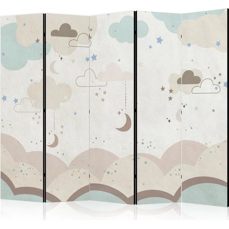 Separé artgeist cloudy night sky acustico doppia faccia