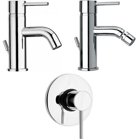 Grifos Modernos Para Lavabo, Bidé Y Ducha Empotrada  Salice