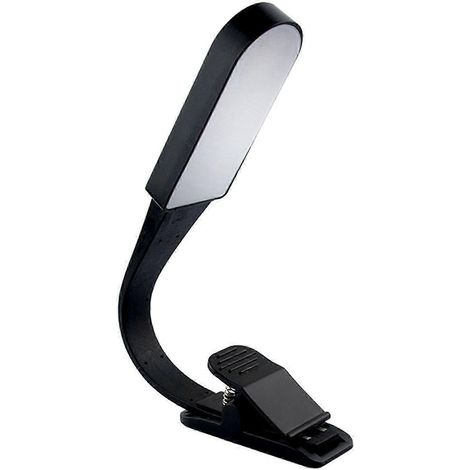 Lampe de lecture rechargeable LED pour lire au lit, avec 3 niveaux de luminosité réglables et 3 modes de couleur, lampe de lecture portable à pince (1/5)