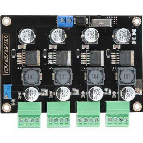 Module d'alimentation à découpage multi-canaux avec sorties réglables 3.3V 5V 12V ADJ - Convertisseur abaisseur (1/5)