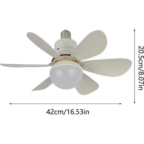 Deckenventilator mit Licht LED Fernbedienung leistungsstark (1/3)