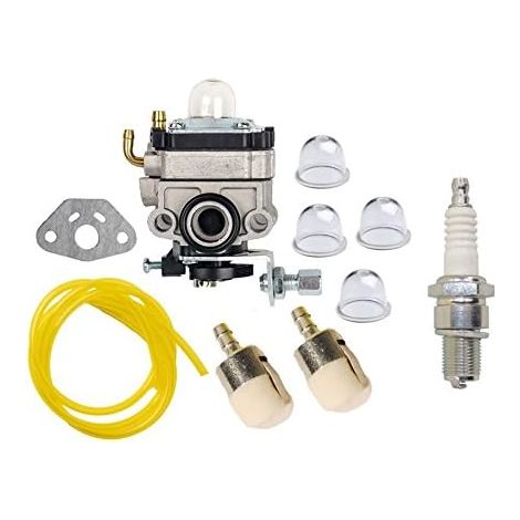 Vergaser-Set mit Primer-Birne und Kraftstofffilter, kompatibel mit Honda GX22 GX31 FG100 Mantis, Motorhacke, Rasentrimmer, Rasentrimmer (1/4)