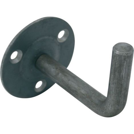 Torbel – Support de rampe à souder coudé fixe acier brut – Pour fixation durable – Tige chanfreinée pour installation sécurisée – 9930070