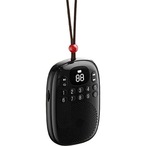 Geeignet für FM-Radios im Taschenformat, ausgestattet mit LED-Bildschirm, digitalem Radioempfänger, wiederaufladbarem Bluetooth 5.4-Lautsprecher, TF-Kartensteckplatz, MP3-Player und Musikbox.