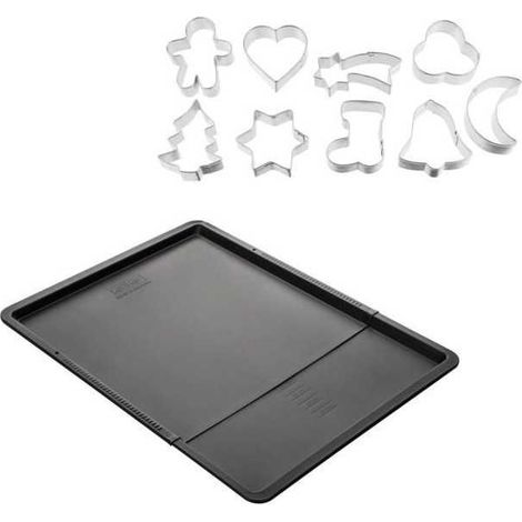 Zenker Weihnachtsbackset mit Platte und Ausstechformen (1/3)