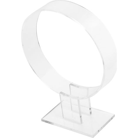 Porta diademas de acrílico transparente para guardar accesorios para el cabello, práctico organizador de diademas largas para el hogar y la tienda (1/5)