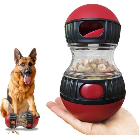 Jouet intelligent pour chien - Balle de nourriture avec remplissage facile - Parfait pour les activités interactives en intérieur et en extérieur - Balle pour chiens de taille moyenne et grande (1/5)