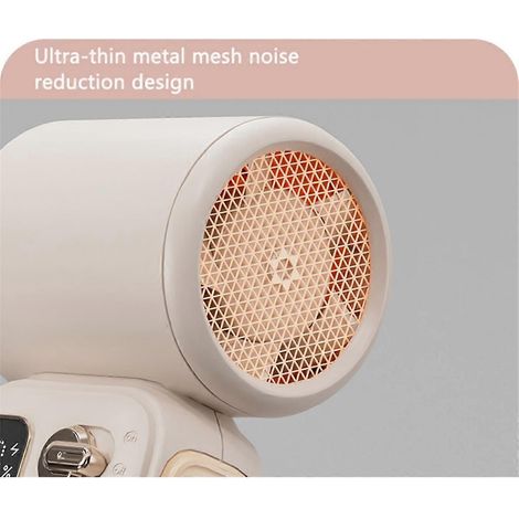 Ventilateur turbo portable haute vitesse, 100 vitesses de vent réglables, blanc (1/5)