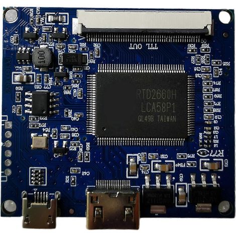 HDMI-kompatible LCD-Controllerplatine für 7300101463 1024x600 50-Pin-LCD-Bildschirm