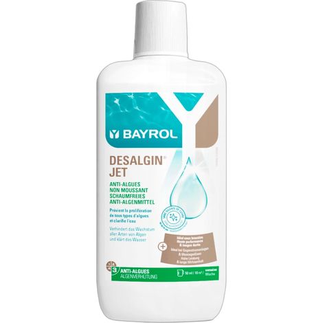 Desalgin Jet - Flacon de 1L (Anti-algues piscine formule non moussante) - Bayrol