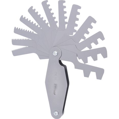 Trapez-Gewindestahllehre, für 30° Gewinde, 2-12mm (1/4)