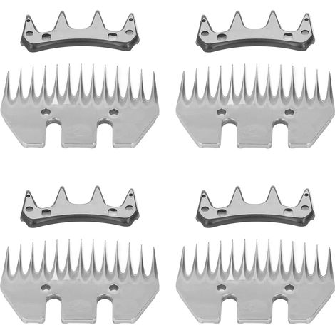 8 Lames De Rechange Acier Carbone 13 Dents Pour Cisailles Moutons Chèvres Toilettage (1/5)