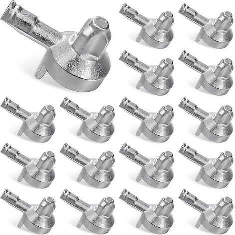 Packung mit 50 Ersatzregalwinkeln, 3 mm Stangen (1/5)