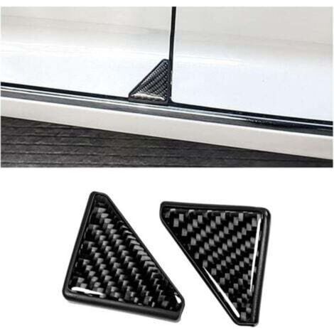 (Noir, 2 pièces) Protections d'angle de portière de voiture, anti-rayures, couverture décorative anti-collision d'angle de portière avant de véhicule (1/4)