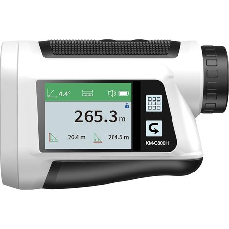 Télémètre LCD télescope Chasse en Plein air Golf Voix Caddy télémètre étui Roulette Ruban à mesurer Précis Mesure Distance Effort (1/5)