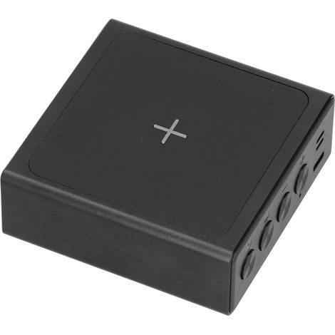 Réveil numérique 3 en 1 avec chargeur sans fil, horloge LED de bureau et alimentation USB pour chambre, chevet ou bureau (1/5)