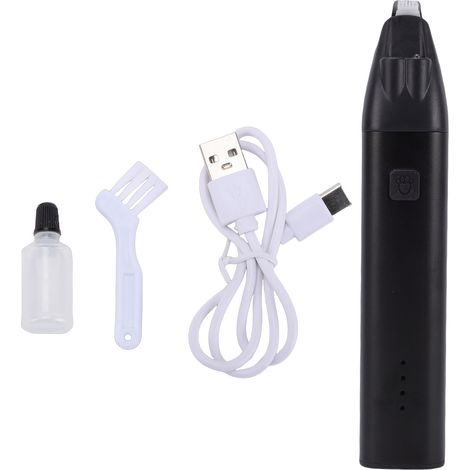 Tondeuse sans fil pour animaux de compagnie, Rechargeable, lumière LED, haute efficacité, Portable, noire (1/5)