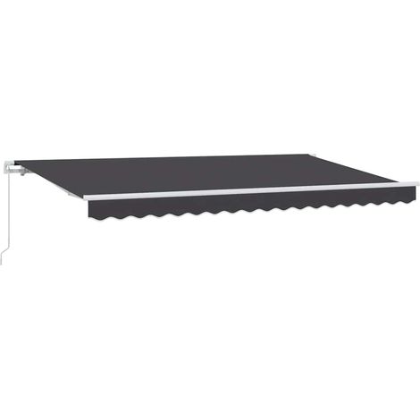 Maison Exclusive - Einziehbare Markise Anthrazit 350 x 200 cm Sto