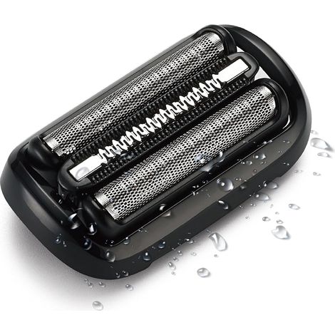 Lámina de repuesto para afeitadora Serie 5, cabezales compatibles con afeitadoras eléctricas Serie 5 y Serie 6 (negro) (1/5)